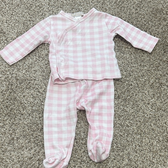 Beaufort Bonnet Pink Gingham Set - Picture 1 of 2